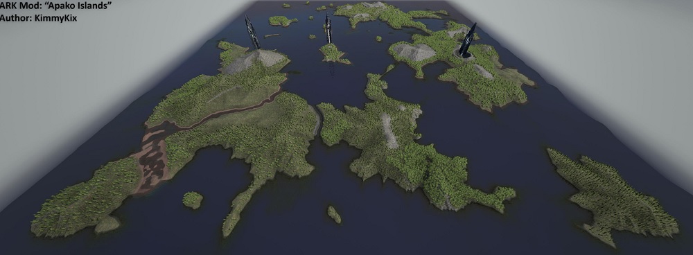 Studio Wildcard An Ark mod, Apako Islands, made by modder KimmyKix.