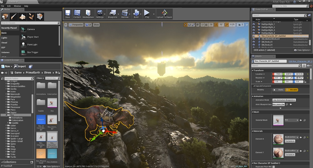 Studio Wildcard Ark: Survival Evolved mod tool.