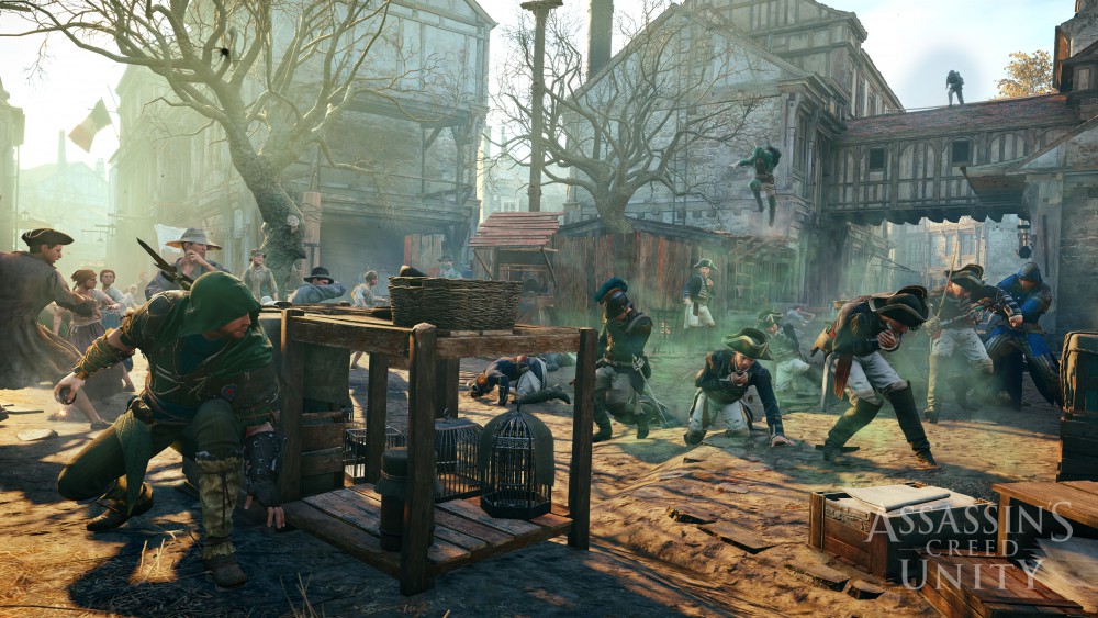 Believe it or not, you can manually crouch in this latest Assassin's Creed