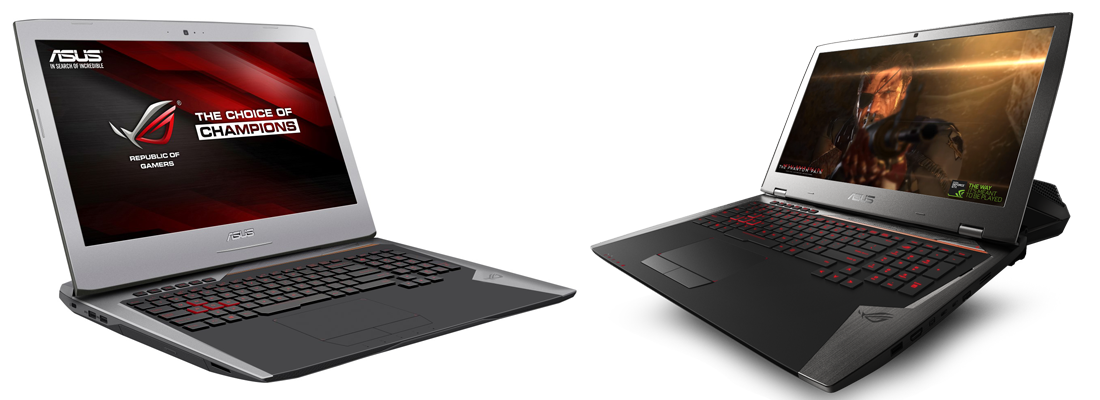 Asus G752 and G700 Gaming laptops