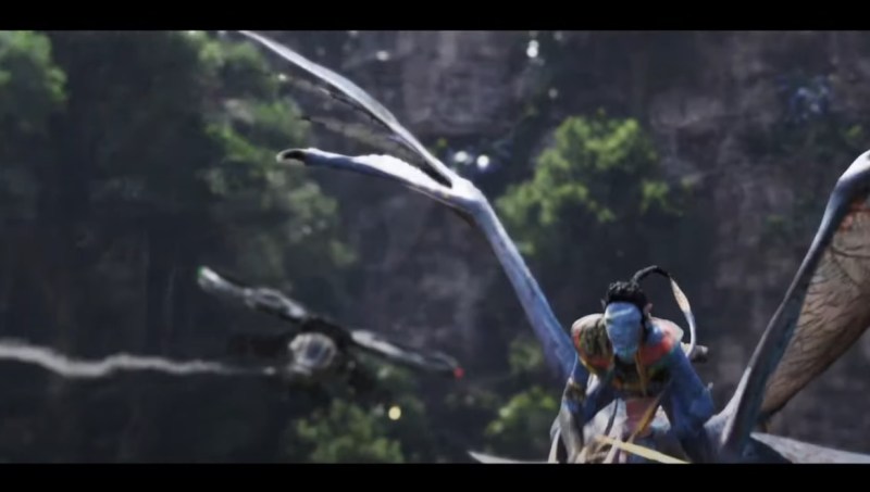 A combat scene from Avatar: Frontiers of Pandora.