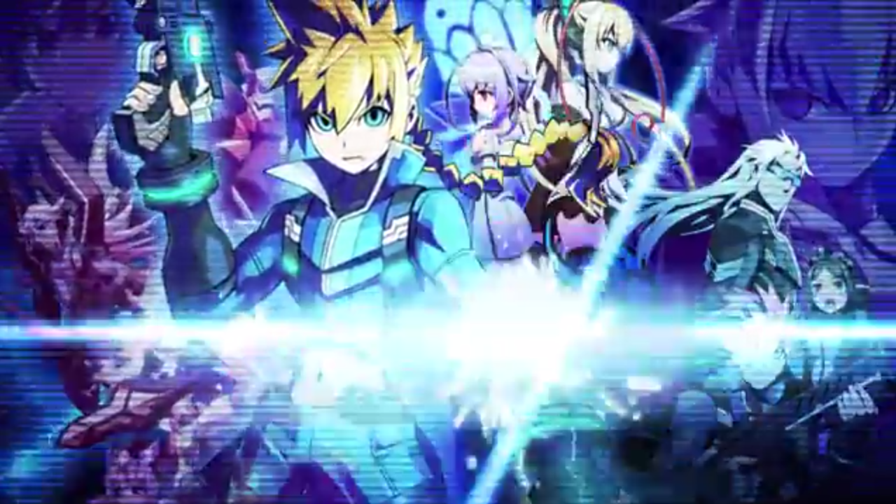 Artwork from Inti Create's Azure Striker Gunvolt.