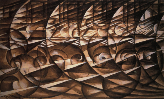 Espansione Dinamica by Futurist Giacomo Balla (1913)