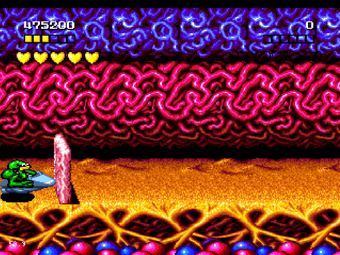 Battletoads hoverbike level