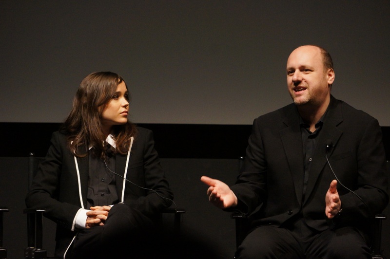 Ellen Page and David Cage