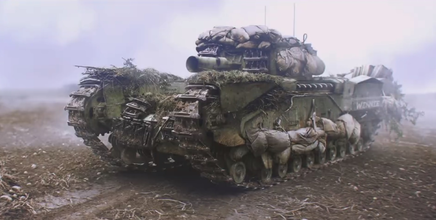 The British Crocodile tank is a big reward for squads in Battlefield V.