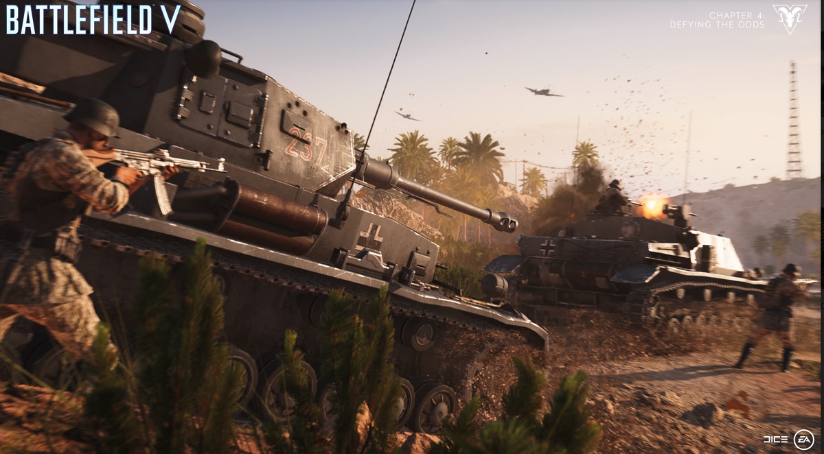 German armor in Battlefield V.