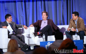 Dean Takahashi, Bing Gordon, and Tim Chang