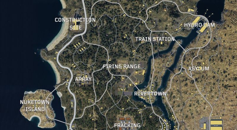 Call of Duty: Black Ops 4's Blackout map.
