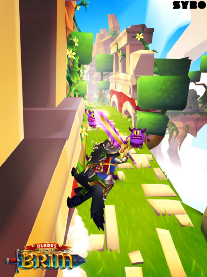 Blades of Brim endless runner on iOS.