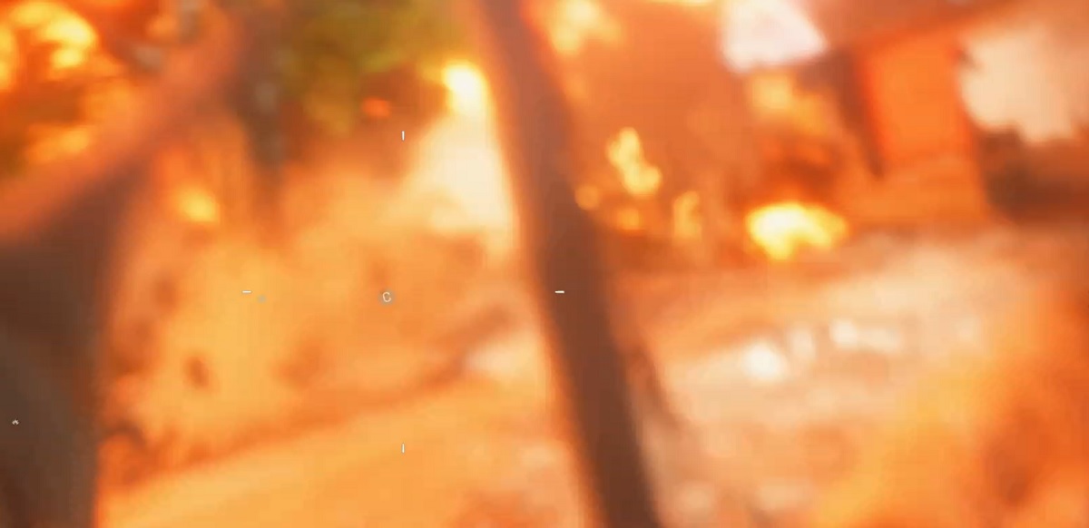 Caught in a blast in Battlefield V.