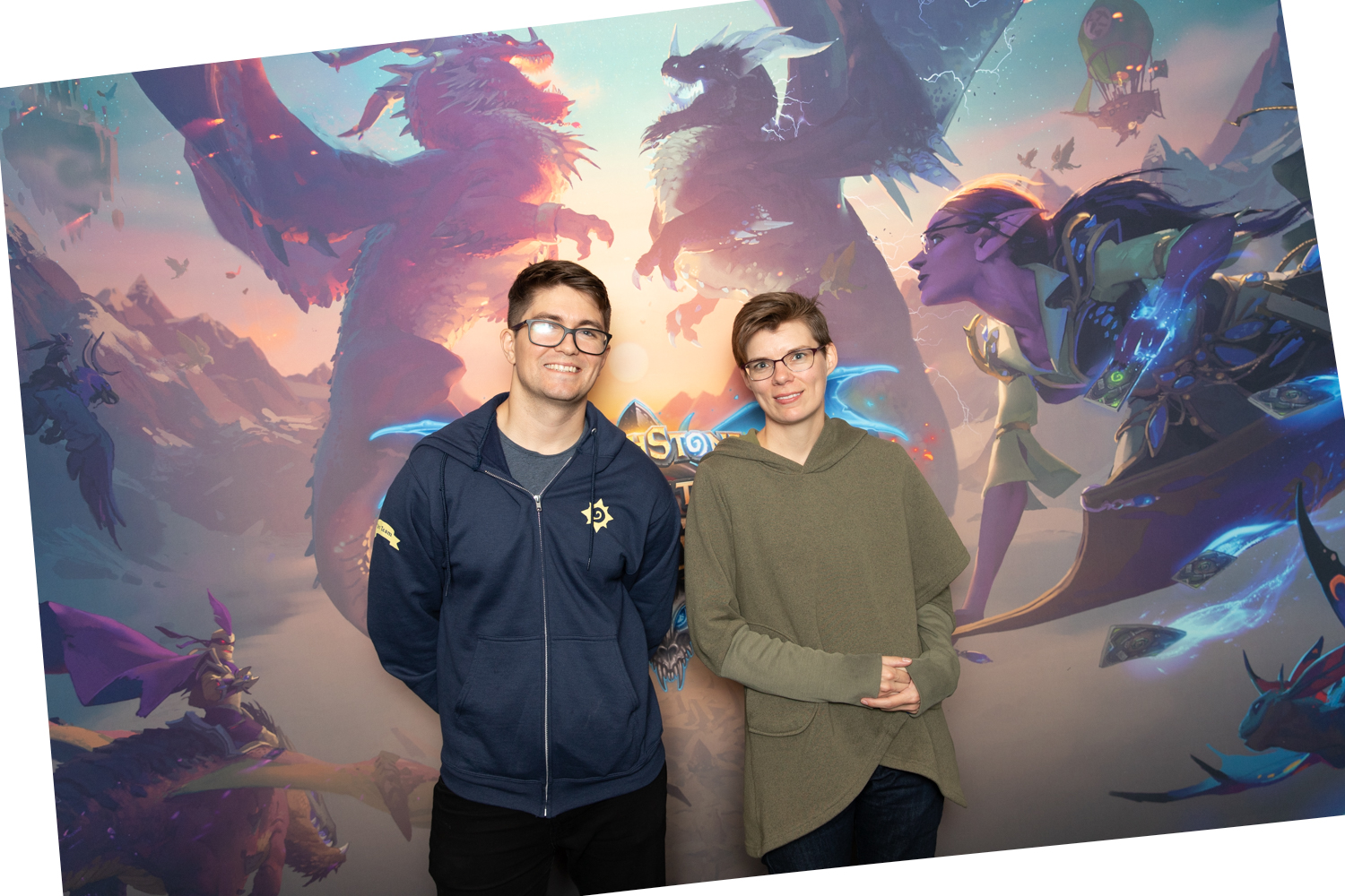 Game designer Alec Dawson and effects artist
