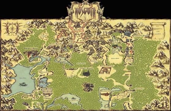 Map of Nosgoth from Blood Omen