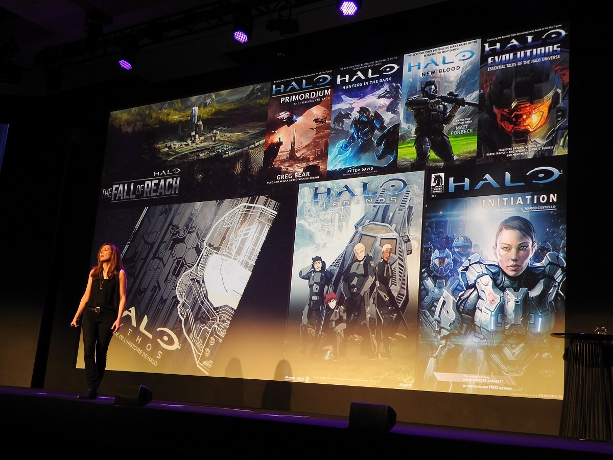 Bonnie Ross says 343 Industries controls all of Halo's various threads, from merchandise to books.