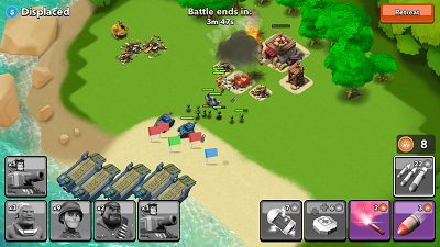 Boom Beach invading force