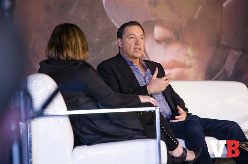 Perrin Kaplan interviews Brian Fargo at GamesBeat Summit 2018.