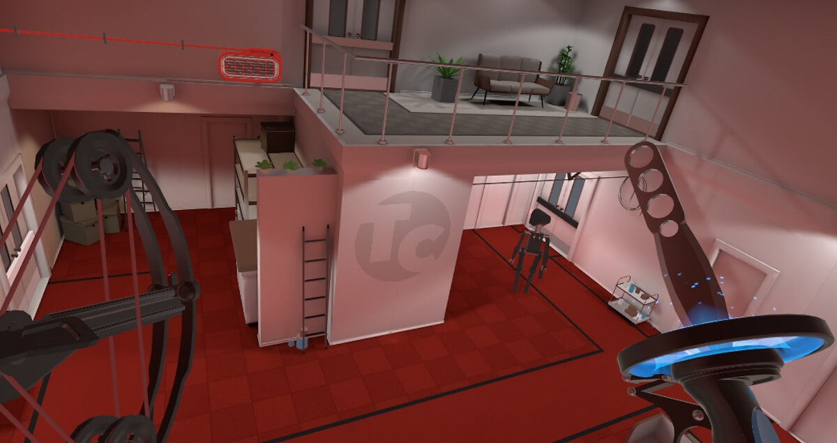 You have to find a way around the robot guards in Budget Cuts