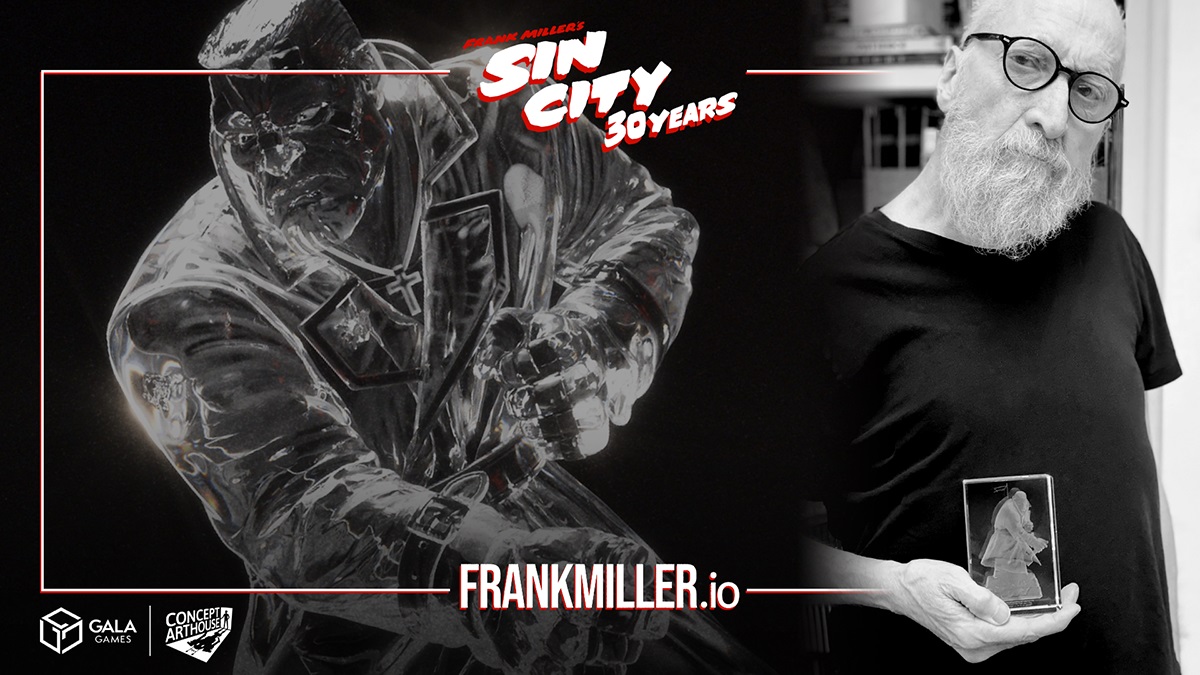 Concept Art House helped Frank Miller with his NFT art.