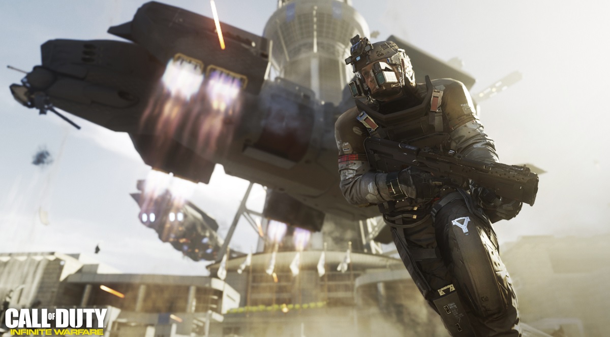 Call of Duty: Infinite Warfare on the ground in Geneva