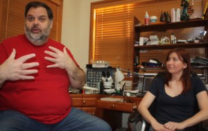 Rick Johnson and Jeri Ellsworth of Technical Illusions, creator of CastAR