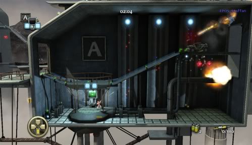 Inside the base