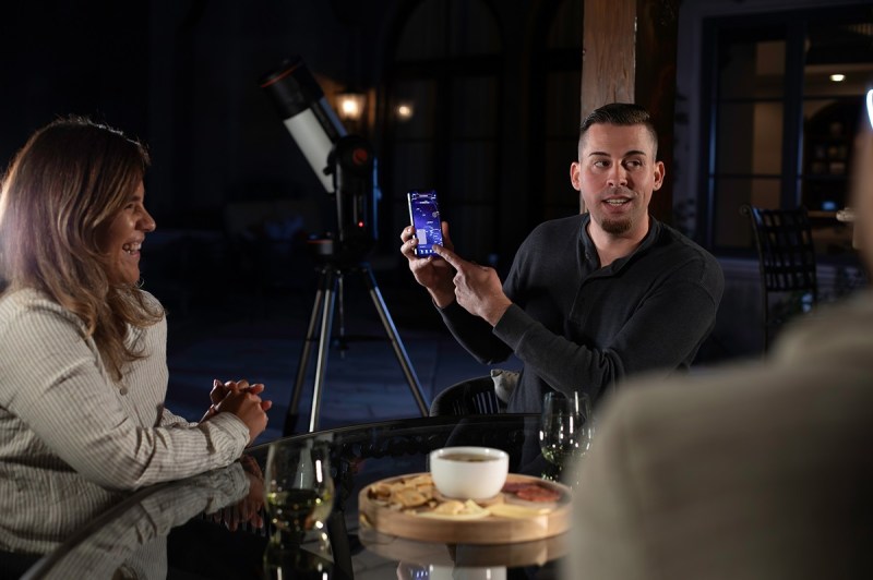 Celestron Origin helps you find galaxies to view easily.