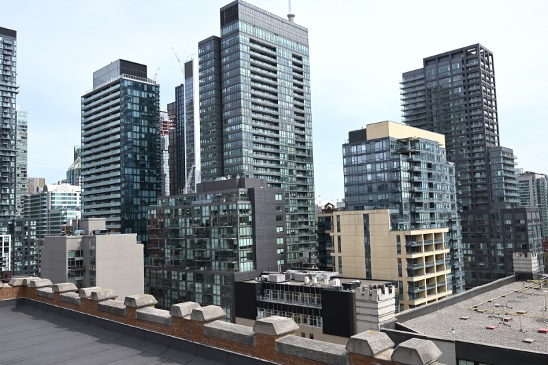The rooftop view at Certain Affinity in Toronto.