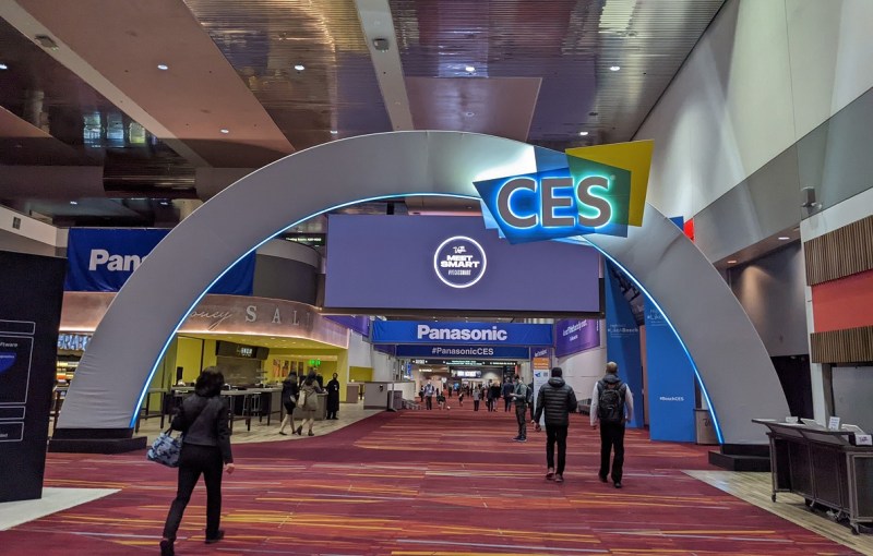 CES 2022 show on the peak day on January 5, opening day.