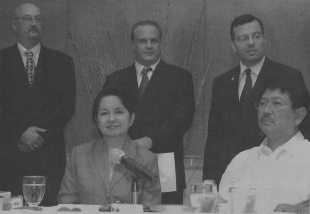 Charles and the President of The Philippine Islands
