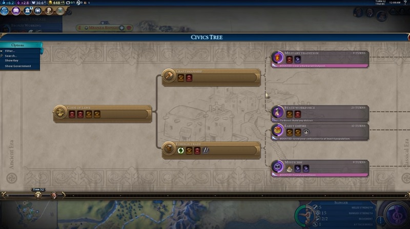 The Civics tree is a great addition to Civilizaiton VI.