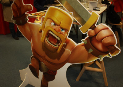 Clash of Clans cut out poster.