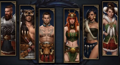 Clash of Gods characters all have a Western look.