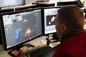 Clash of Clans game artists at work.