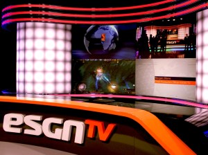The ESGN TV studio.