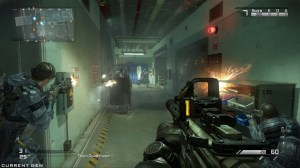 The Sovereign map combat takes place inside an industrial complex.