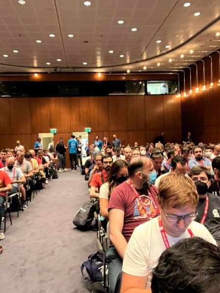 The opening crowd at Devcom 2022.