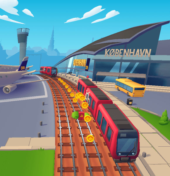 Cophenhagen Airport in Subway Surfers