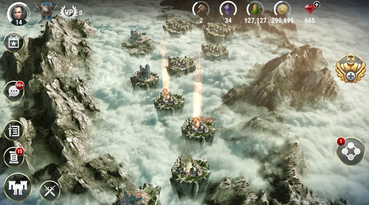 Dawn of Titans has lots of kingdoms.
