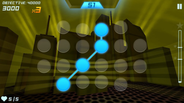 Dave & Buster's Speed of Light mobile game.