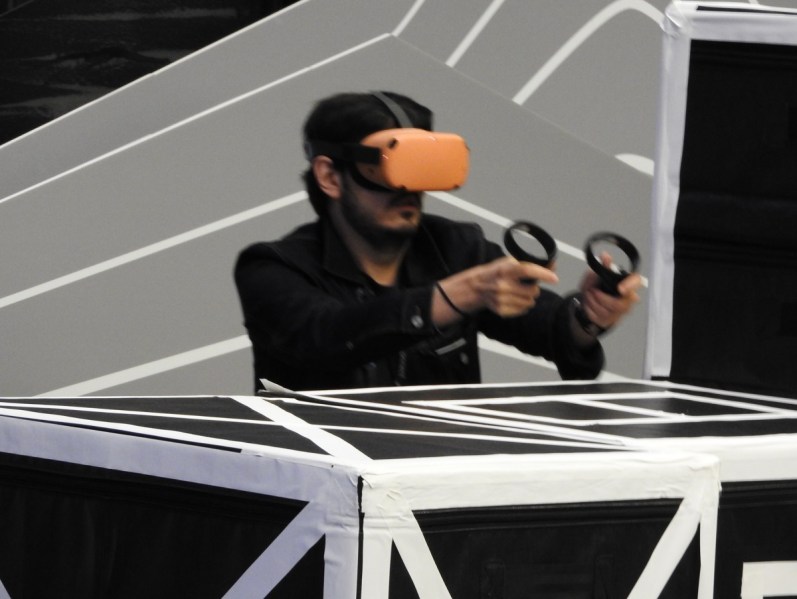 Dead & Buried with the Oculus Quest in a very big arena.