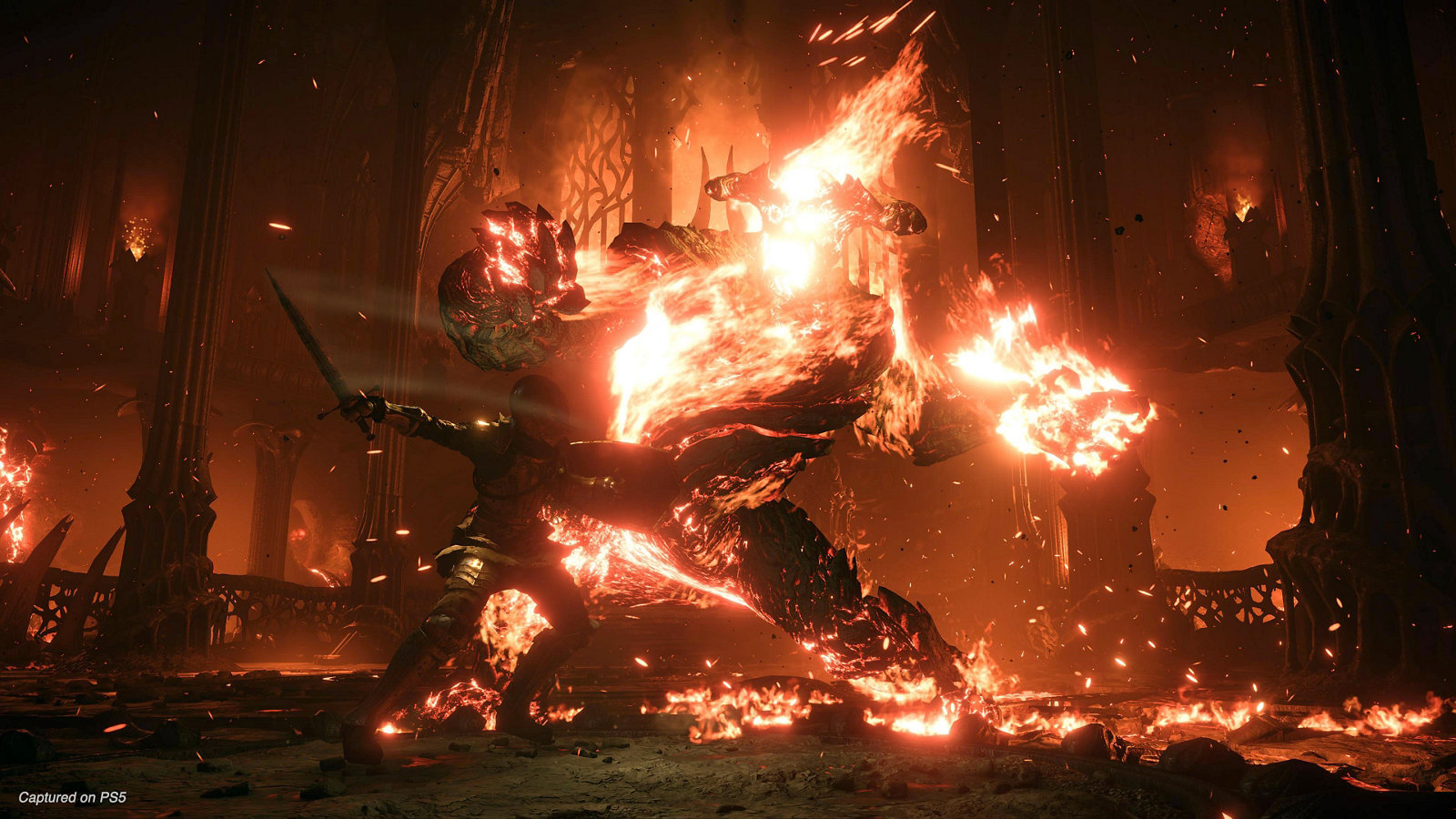 He's on fire!