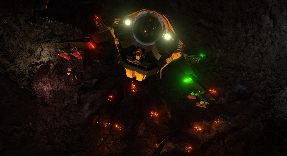 Descent: Underground ship