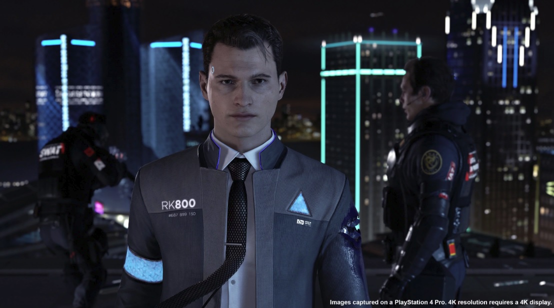 Detroit: Become Human starts with Connor the police negotiator.