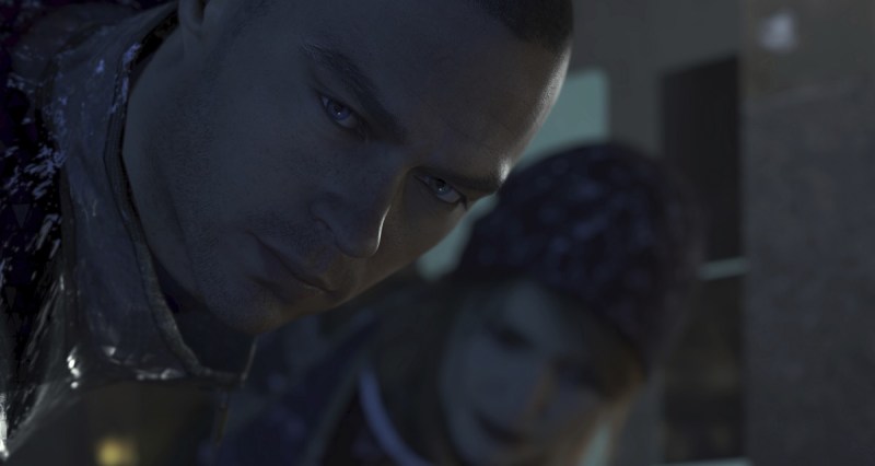 Markus and North contemplate their next moves in Detroit: Become Human.