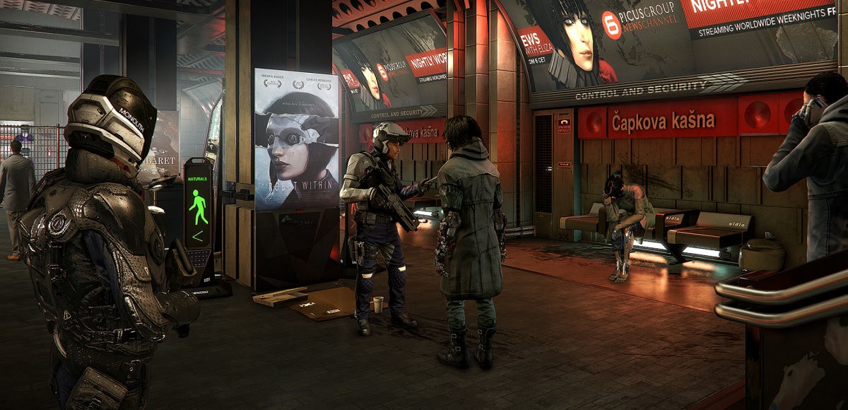 The oppression of mechanical apartheid is everywhere in Deus Ex: Mankind Divided.