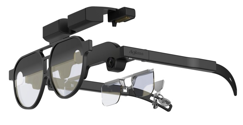 Exploded view of the DigiLens Design v1.