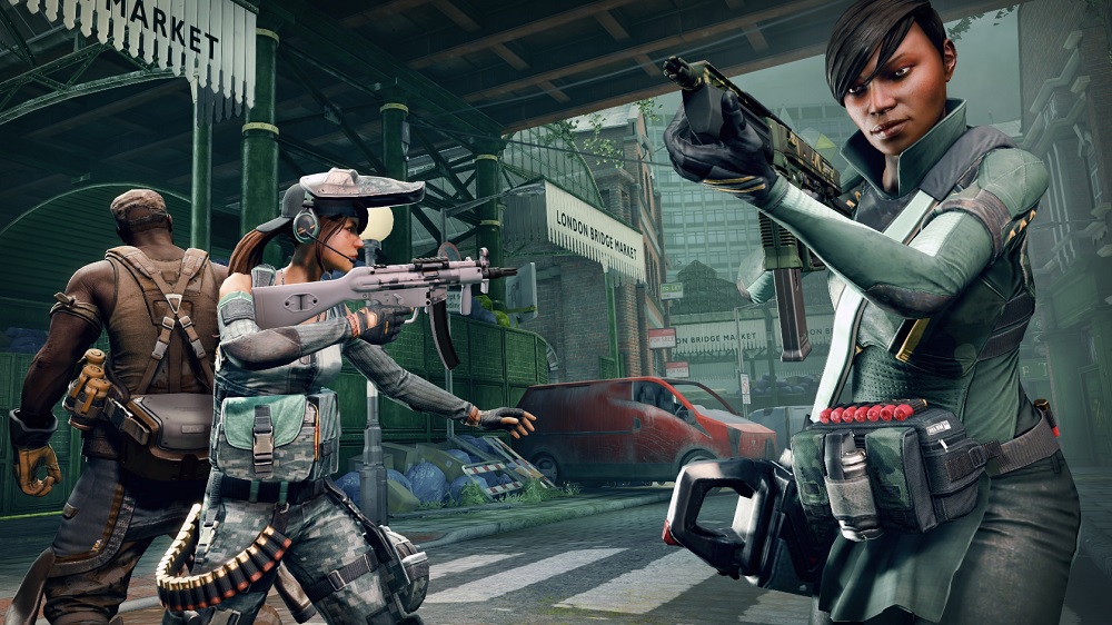 Aura is the medic in Dirty Bomb.
