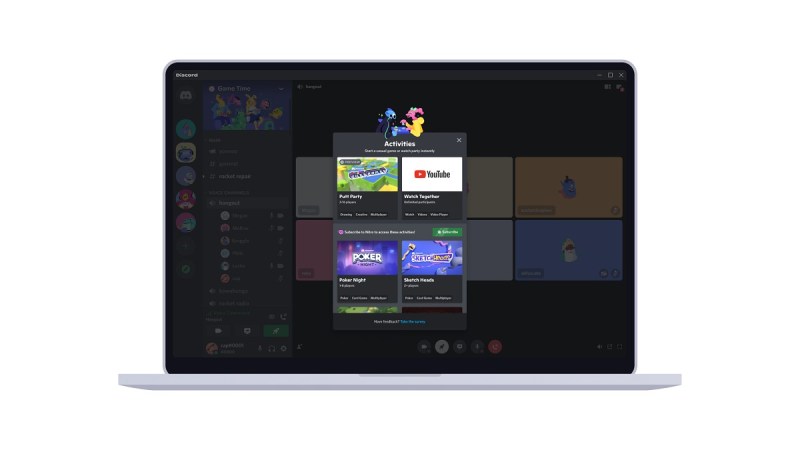 Discord has activities.