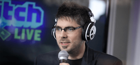 Marcus "djWheat" Graham broadcasting for Twitch.
