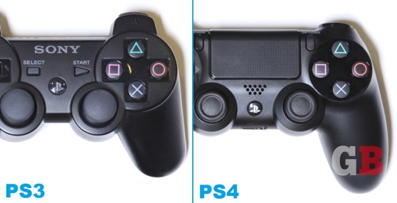DualShock 3 vs. DualShock 4 - grips